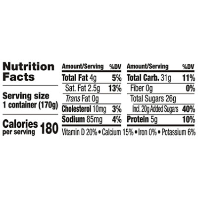 YoCrunch Low Fat Vanilla with M&M'S Yogurt - 6 Oz - Image 3