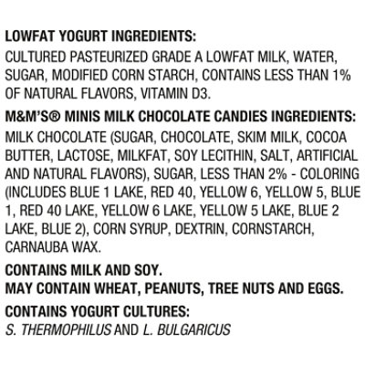 YoCrunch Low Fat Vanilla with M&M'S Yogurt - 6 Oz - Image 4