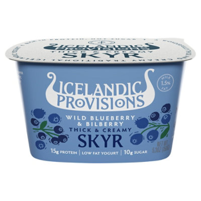 Icelandic Provisions Blueberry & Bilberry Icelandic Skyr - 5.3 Oz - Image 3