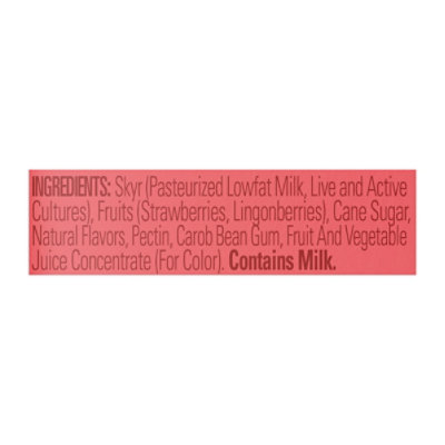 Icelandic Provisions Strawberry & Lignonberry Icelandic Skyr - 5.3 Oz - Image 5