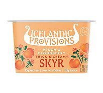 Icelandic Provisions Peach & Cloudberry Icelandic Skyr - 5.3 Oz