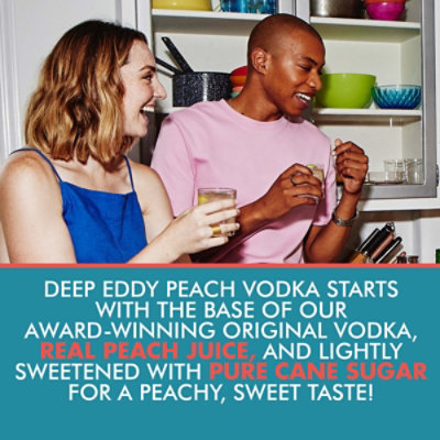 Deep Eddy Vodka Peach Flavored 70 Proof - 750 Ml - Image 2