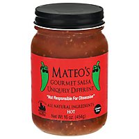 Mateos Gourmet Salsa Hot Jar - 16 Oz - Image 3