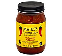 Mateos Gourmet Salsa Medium Jar - 16 Oz