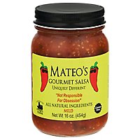 Mateos Gourmet Salsa Mild Jar - 16 Oz - Image 3