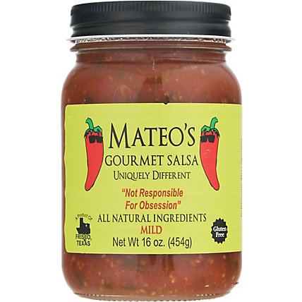 Mateos Gourmet Salsa Mild Jar - 16 Oz - Image 2