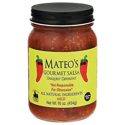 Mateos Gourmet Salsa Mild Jar - 16 Oz - Image 1