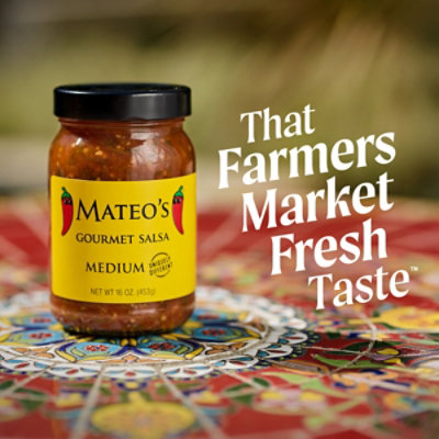 Mateos Gourmet Salsa Mild Jar - 16 Oz - Image 5