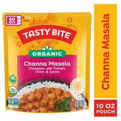 Tasty Bite Organic Channa Masala Spiced Chickpea Curry - 10 Oz