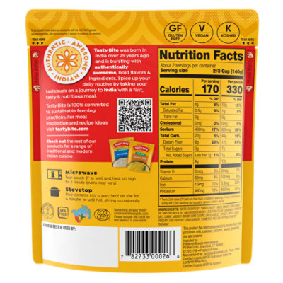 Tasty Bite Organic Channa Masala Spiced Chickpea Curry - 10 Oz - Image 2