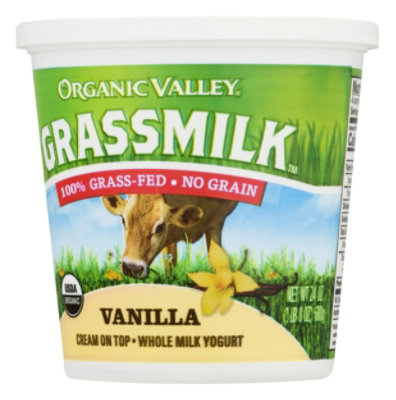 Organic Valley Grassmilk Yogurt Organic Whole Milk Cream On Top Vanilla - 24 Oz - Image 4