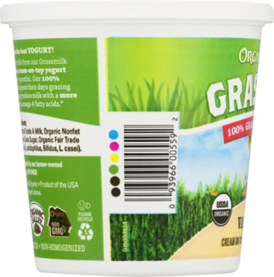 Organic Valley Grassmilk Yogurt Organic Whole Milk Cream On Top Vanilla - 24 Oz - Image 3