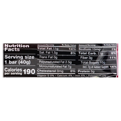 KIND Bar Fruit & Nut Raspberry Cashew & Chia - 1.4 Oz - Image 4