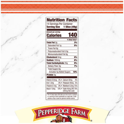 Pepperidge Farm Honey Wheat Bread - 24 Oz - Image 3