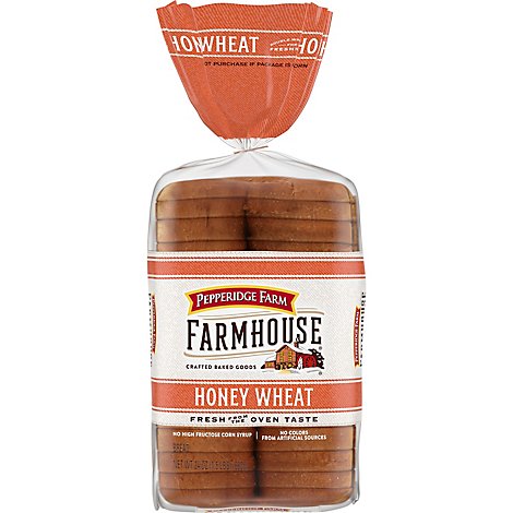 Pepperidge Farm Farmhouse Bread Honey Wheat - 24 Oz