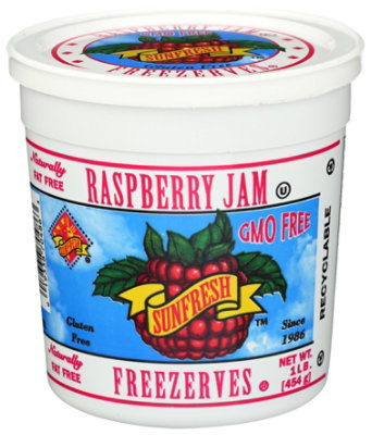 Sunfresh Freezerves Jam Raspberry - 1 Lb - Image 1