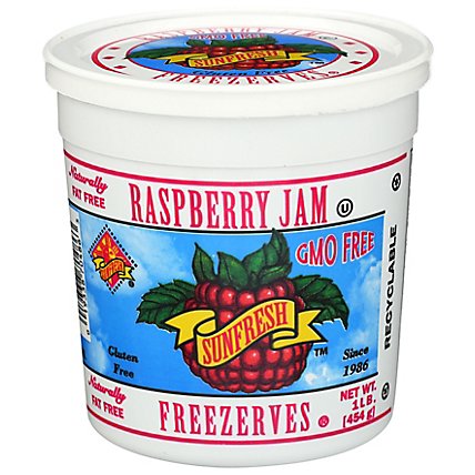 Sunfresh Freezerves Jam Raspberry - 1 Lb - Image 1