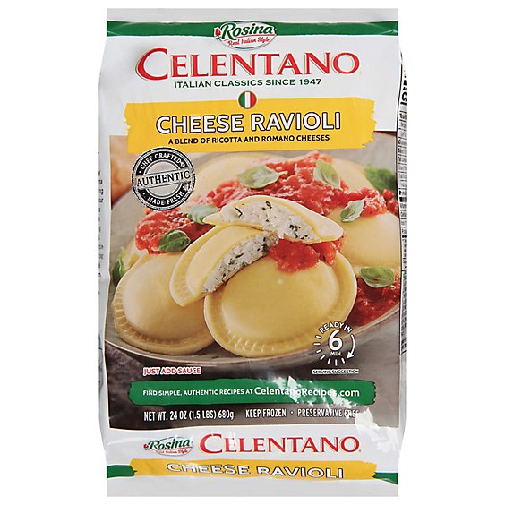 Celentano Round Cheese Ravioli - 24 Oz