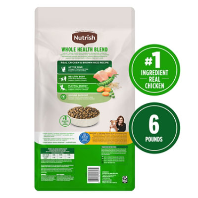 Rachael Ray Nutrish Dry Cat Food Super Premium Real Chicken & Brown Rice Recipe - 6 Lb - Image 2