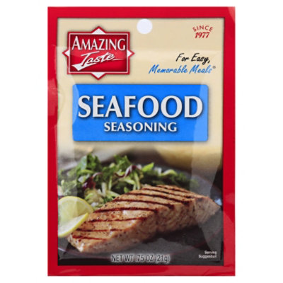 Amazing Taste Seafood Seasoning - .75 Oz - Image 1