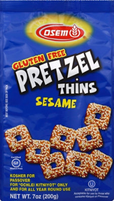 Osem Pretzel Thin Gf Sesame Po - 7 Oz - Image 2