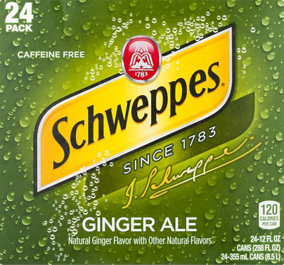 Schweppes Ginger Ale - 24-12 Fl. Oz. - Image 2