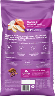 Atta Cat Dry Cat Food Chicken and Salmon - 16 Lb - Image 5