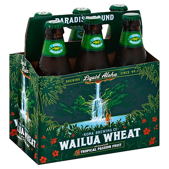Kona Brewing Co. Wailua Wheat Ale In Bottles - 6-12 Fl. Oz.