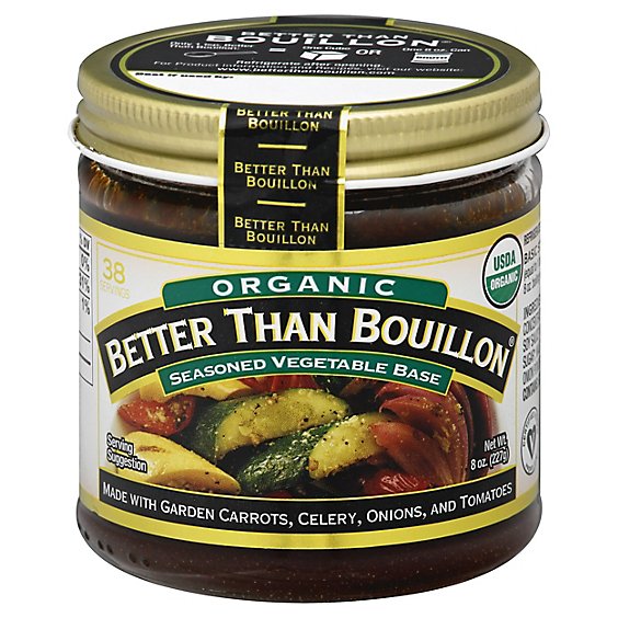 Better Than Bouillon Base Organic Vegetable - 8 Oz