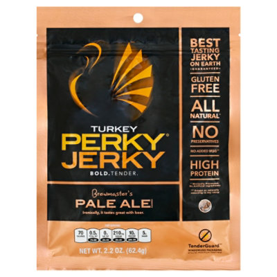 Perky Jerky Turkey Jerky Brewmasters Pale Ale Flavored 2.2 Oz Safeway
