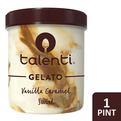 Talenti Vanilla Caramel Swirl Gelato - 1 Pint - Image 1