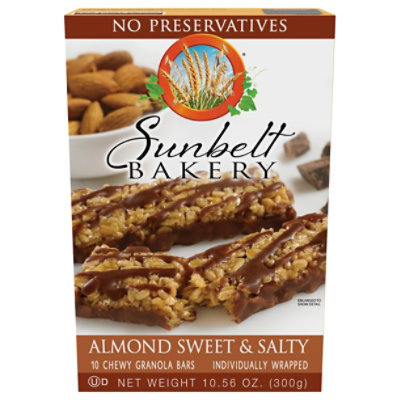 Sunbelt Bakery Granola Bars Chewy Almond Sweet & Salty - 10 Count - Image 3