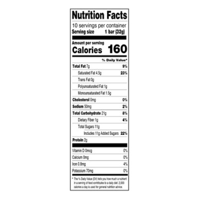 Sunbelt Bakery Granola Bars Chewy Fudge Dipped Chocolate Chip Box 10 Count - 11.26 Oz - Image 3