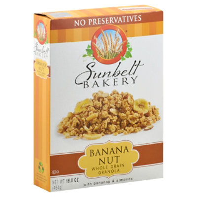 Sunbelt Bakery Granola Cereal Whole Grain Banana Nut - 16 Oz