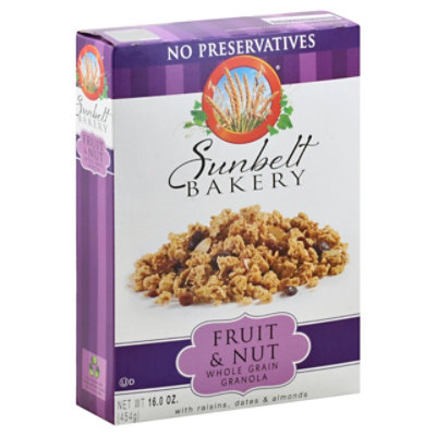 Sunbelt Bakery Granola Cereal Whole Grain Fruit & Nut - 16 Oz
