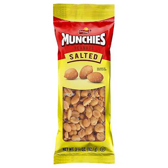 MUNCHIES Peanuts Salted - 3.25 Oz