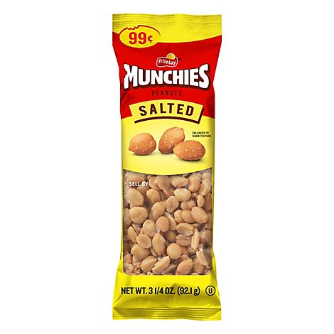MUNCHIES Peanuts Salted - 3.25 Oz