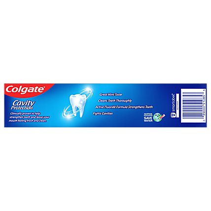 Colgate Cavity Protection Toothpaste with Fluoride Great Regular Flavor - 8 Oz - Image 3