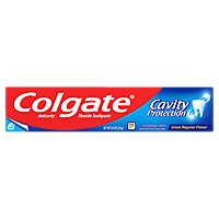 Colgate Cavity Protection Toothpaste with Fluoride Great Regular Flavor - 8 Oz - Image 1