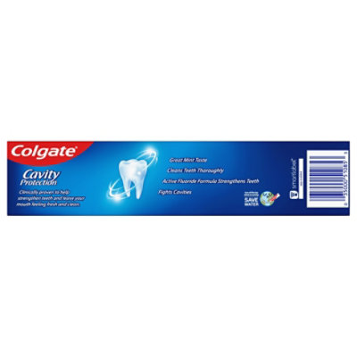 Colgate Toothpaste Anticavity Fluoride Cavity Protection Great Regular Flavor - 8 Oz - Image 3