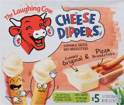 The Laughing Cow Creamy Cheese Dippers & Tomato & Herb Breadsticks - 5-1.23 Oz. - Image 2