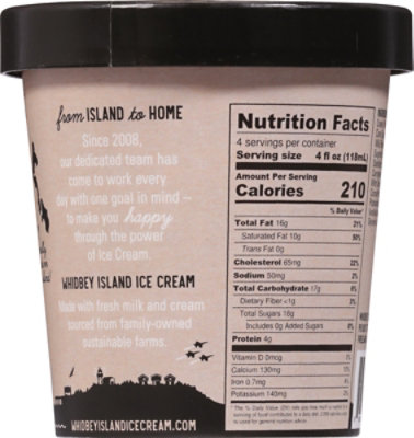 Whidbey Island Ice Cream Chocolate - 1 Pint - Image 6