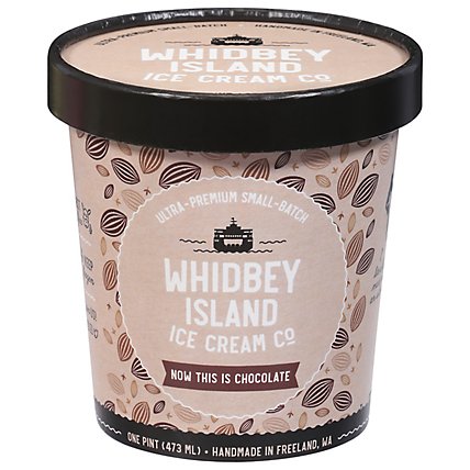 Whidbey Island Ice Cream Chocolate - 1 Pint - Image 1