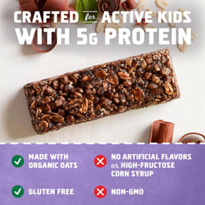 CLIF Kid Zbar Protein Chocolate Mint Crispy Snack Bars - 5-1.27 Oz - Image 3