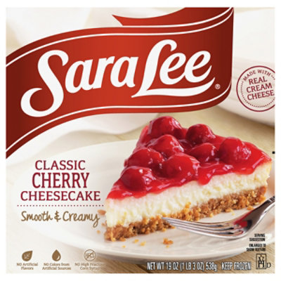 Sara Lee Cheesecake Original Cream Smooth & Creamy Cherry - 19 Oz - Image 4