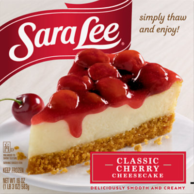 Sara Lee Cheesecake Original Cream Smooth & Creamy Cherry - 19 Oz - Image 1