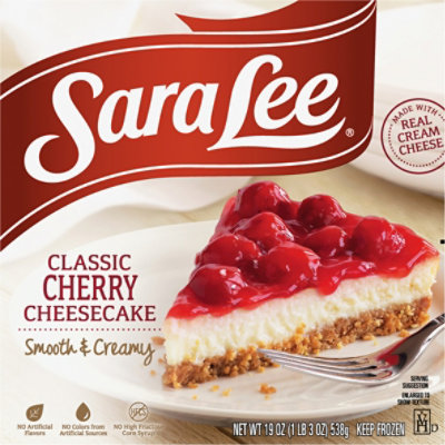 Sara Lee Cheesecake Original Cream Smooth & Creamy Cherry - 19 Oz - Image 3