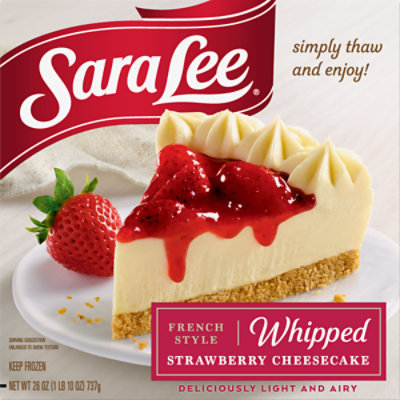 Sara Lee Cheesecake French Whipped & Fluppy Strawberry - 26 Oz - Image 1