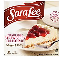 Sara Lee Cheesecake French Whipped & Fluppy Strawberry - 26 Oz