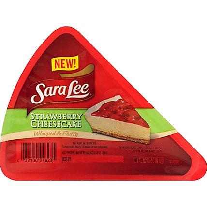 Sara Lee Cheesecake Slices Whipped & Fluffy Strawberry - 2.75 Oz - Image 2
